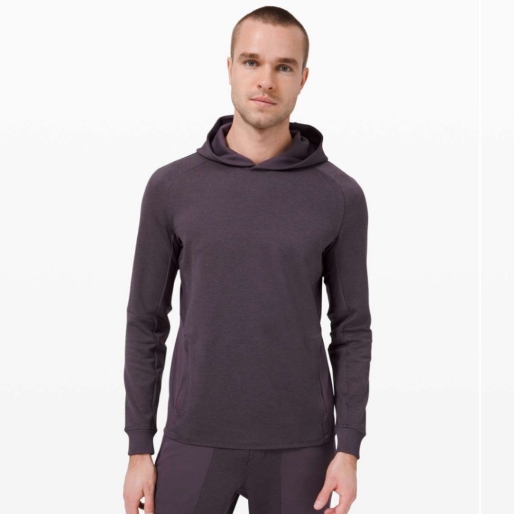 NWOT textured tech hoodie Heathered grape thistle: lululemon sz s